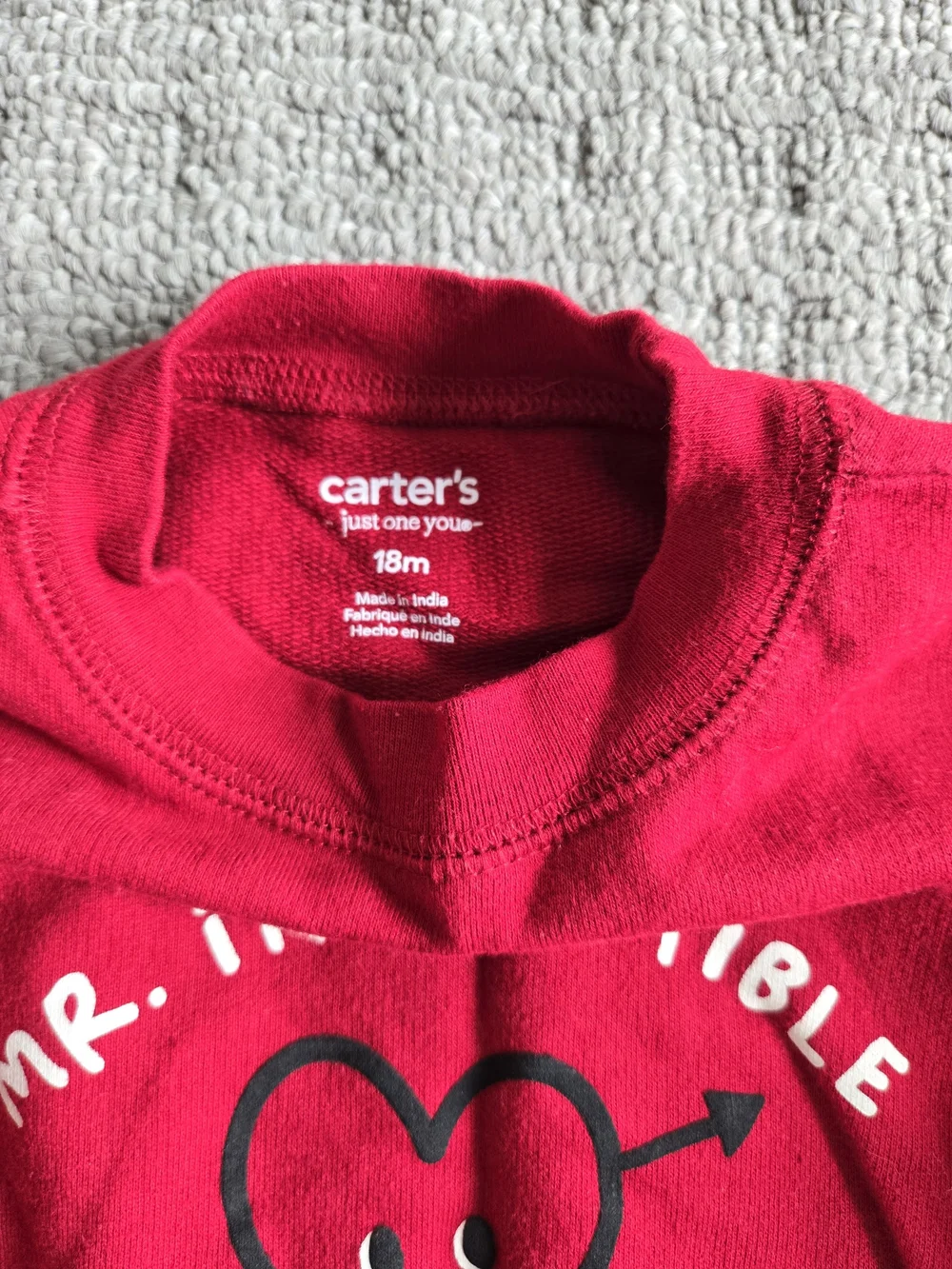 Mr. Irresistible Sweatshirt & Gray Heart-Print Joggers - Valentine's Day Outfit